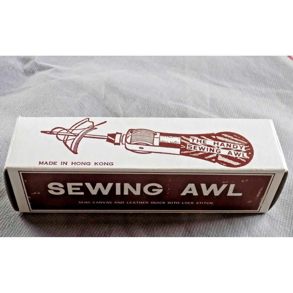 Vintage Sewing Awl in box Hong Kong